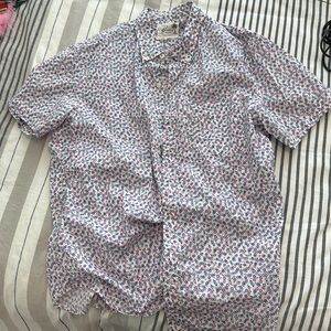 Men’s bonobo button floral shirt